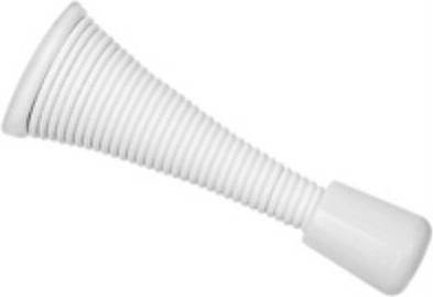 Spring Doorstop White 2 Piece