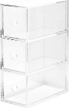 Muji Acrylic 3 Drawer Unit Storage Box