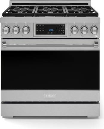 Gas range stove Thor Kitchen Gordon Ramsay Gas Range RSG36