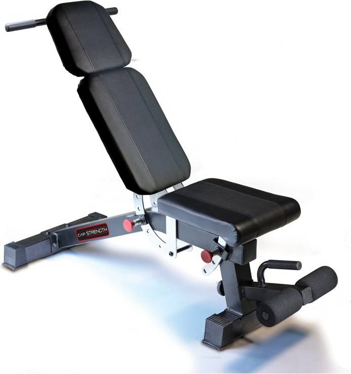 Barbell and weight bench Cap Barbell Strength Utility Bench