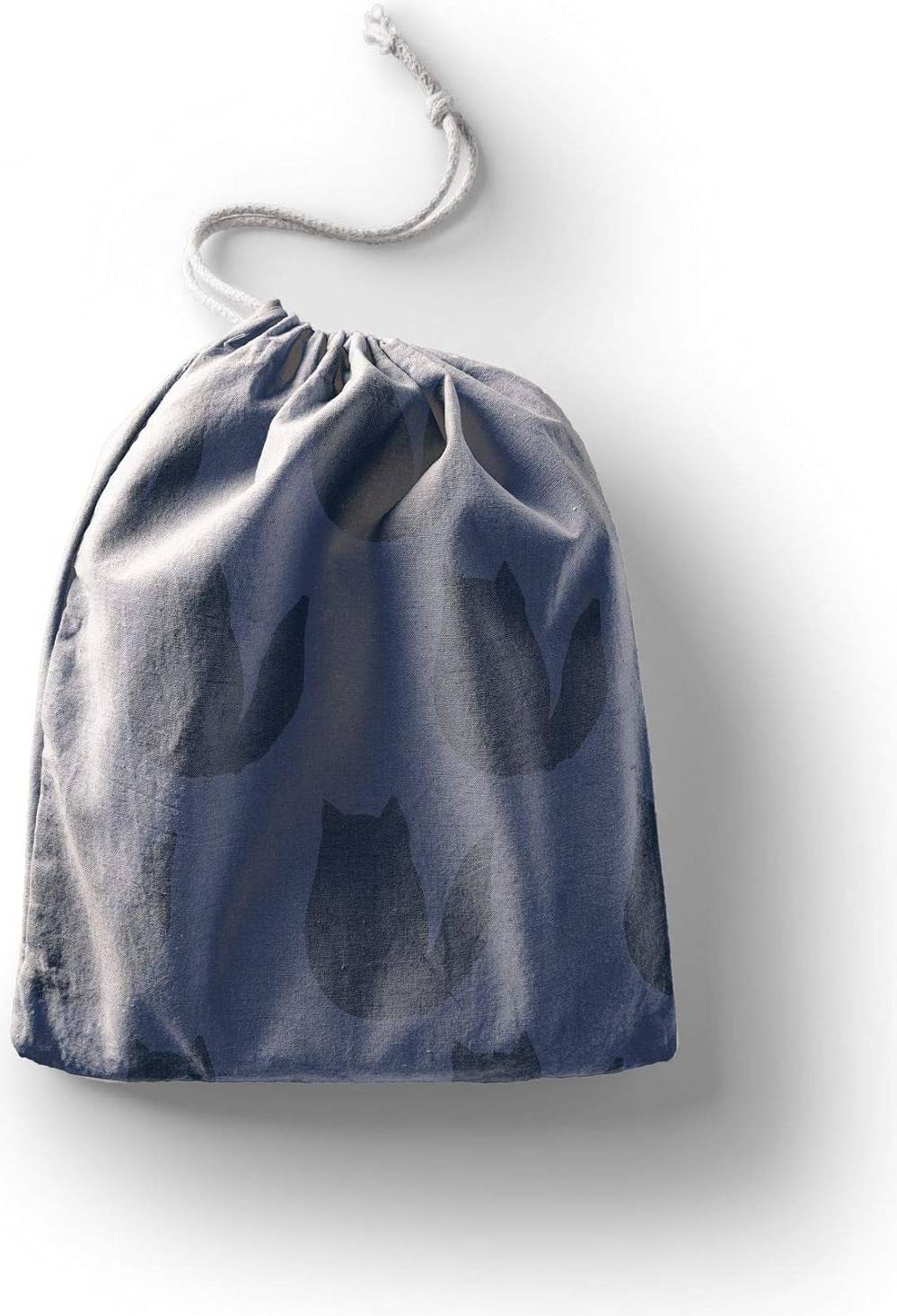 Bonamaison Printed Cotton Bags with Drawstring Kitchen Storage