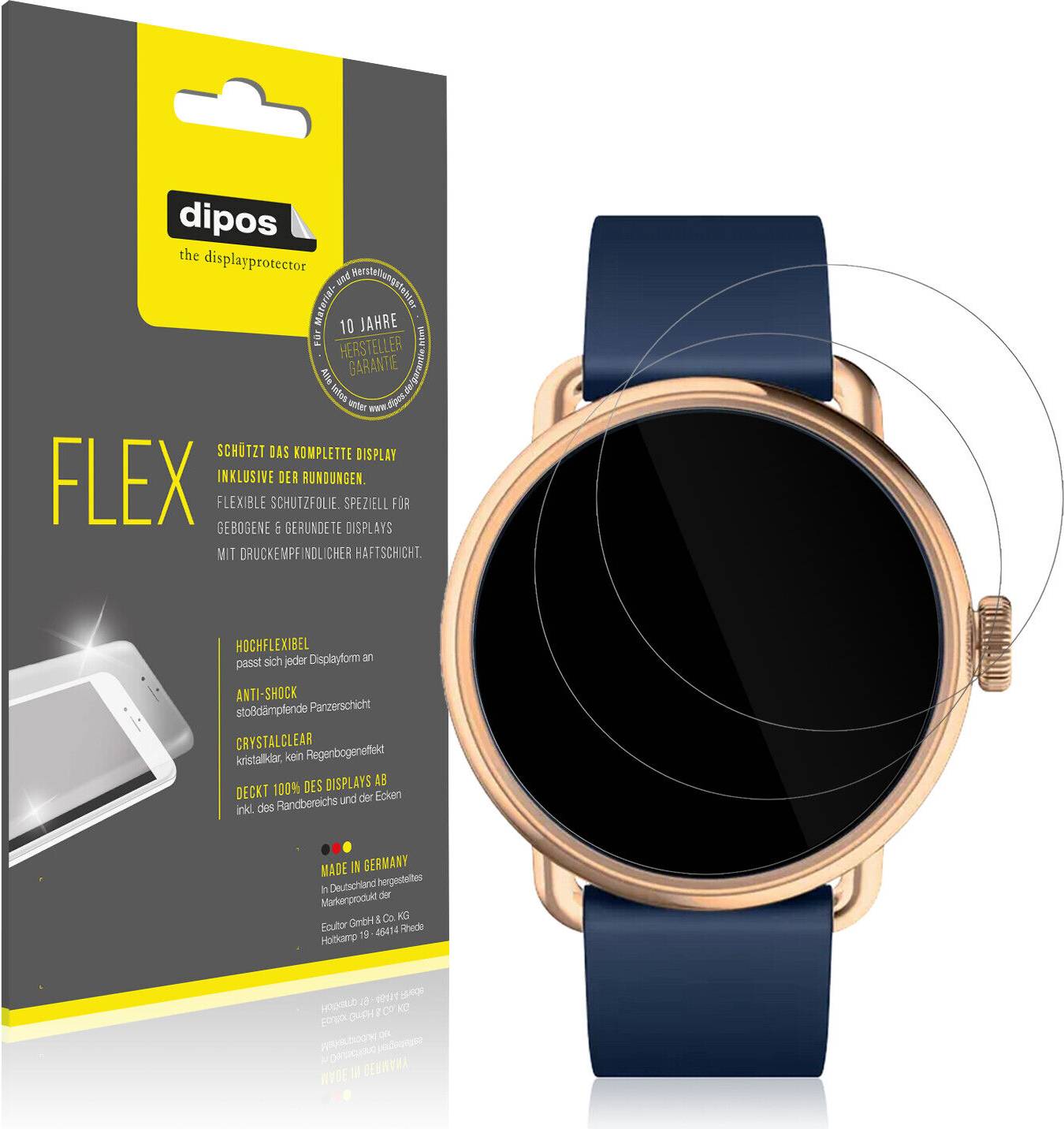 Dipos 2x Screen Protector Withings Scanwatch 2