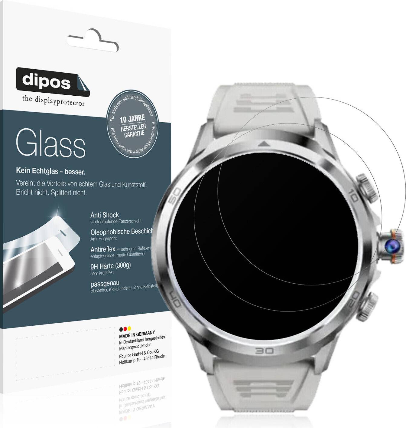 Dipos Screen Protector Rogbid R2 1.8 Zoll Matte Glass