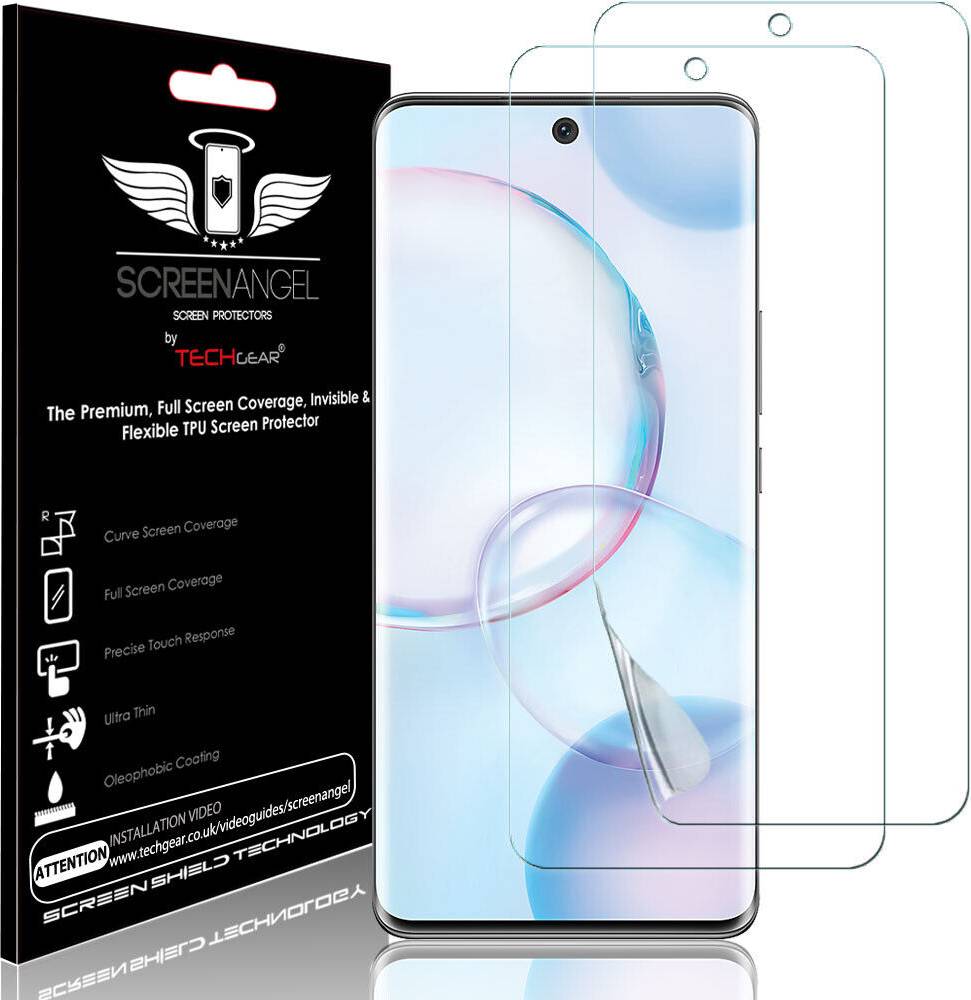 TechGear TPU Full Coverage Screen Protector 2x