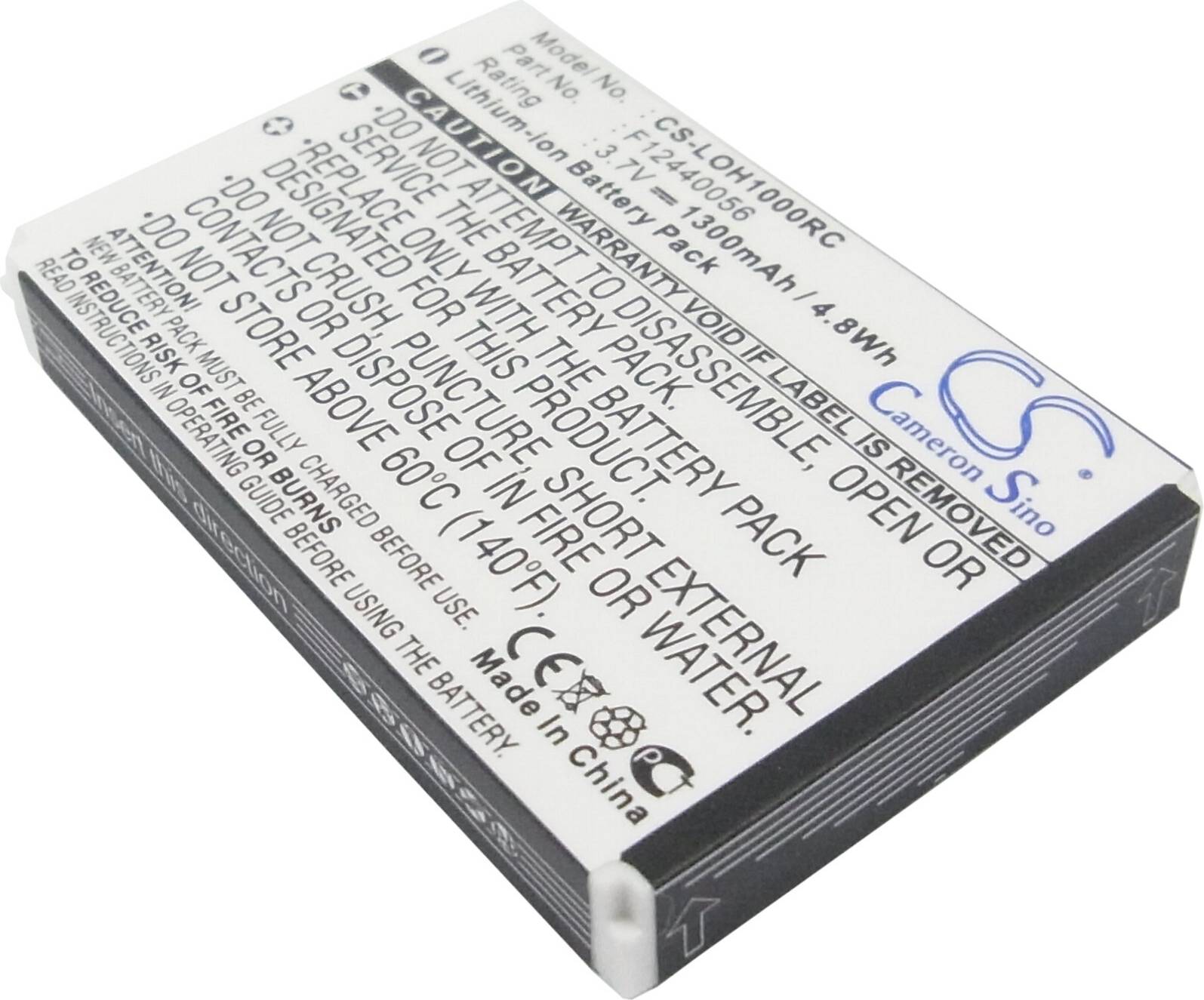 Techtek Batterie Compatible Logitech C-LR65 RL65 Remote