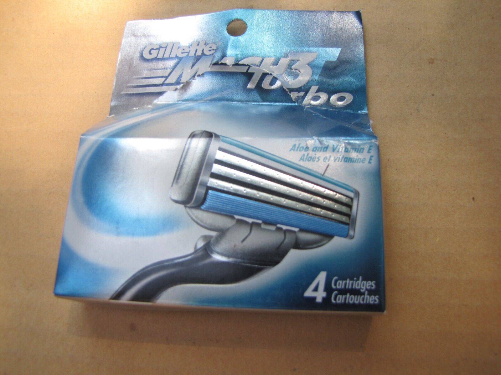 Gillette Mach3 Turbo Razor Blades Pack