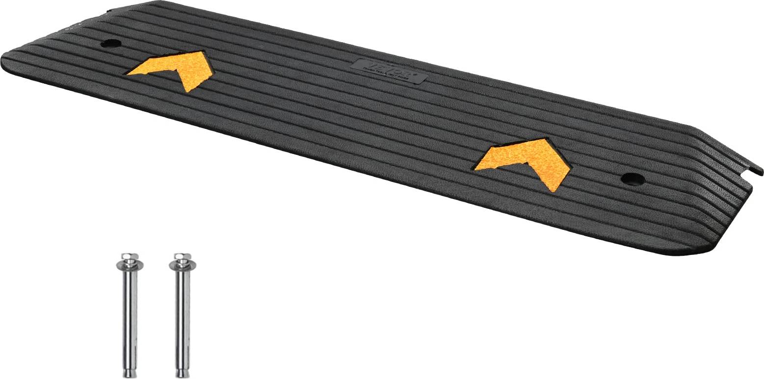 VEVOR Upgraded Rubber Threshold Ramp 1' Rise Wheelchair Doorway