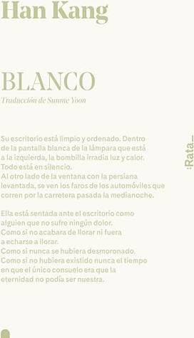 Blanco Han Kang 32 Rata 5