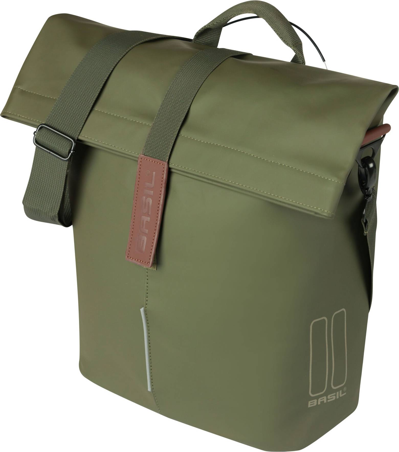 Basil Rear Bike Bag - Green