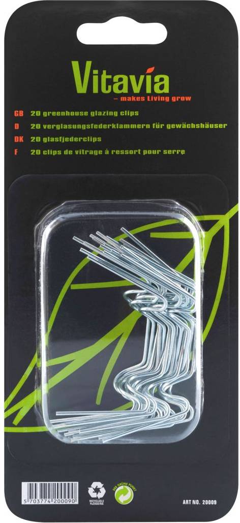 Glass Spring Clips 20pcs