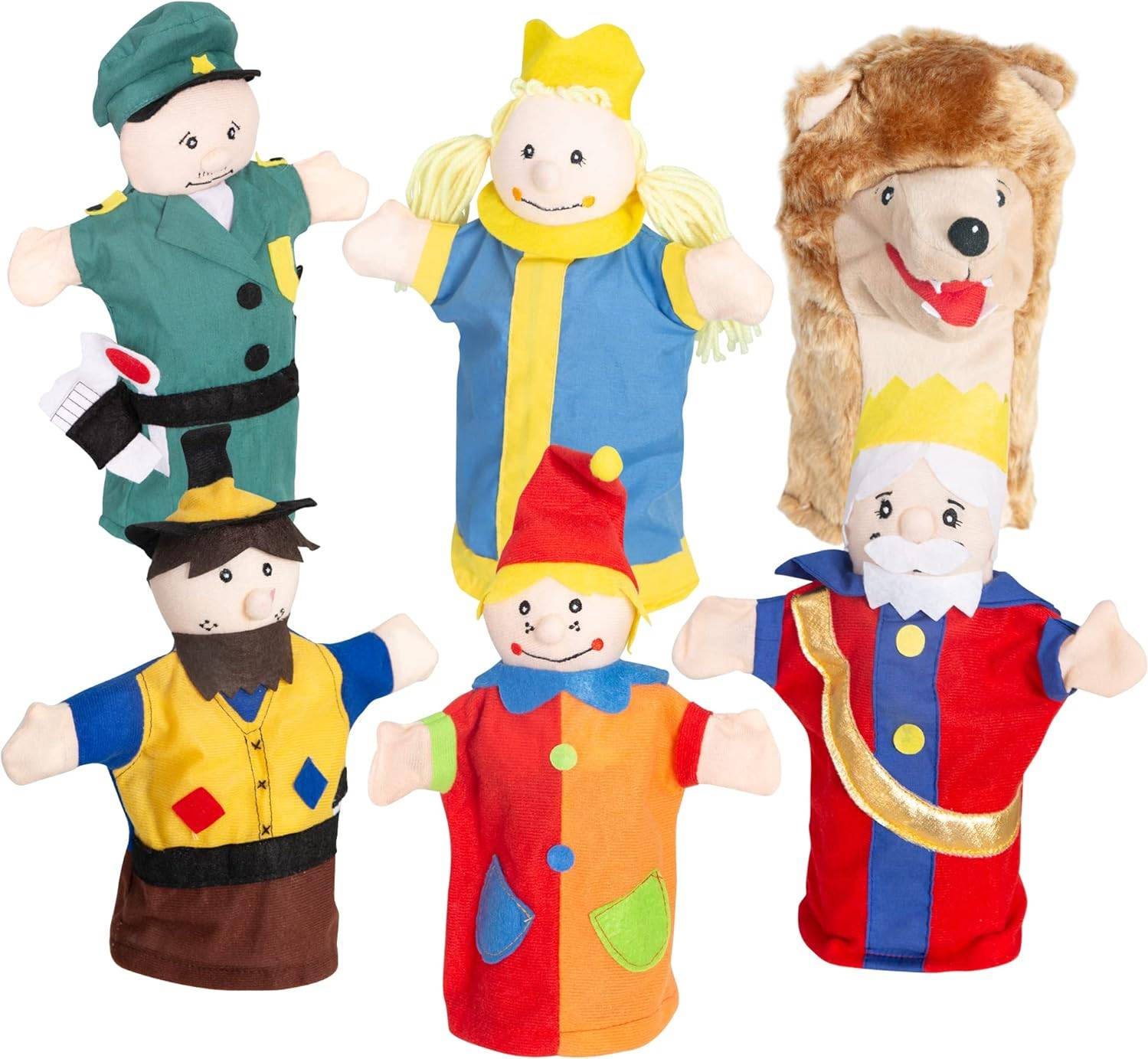Roba Kasperle Figures Hand Puppet Set 6pcs