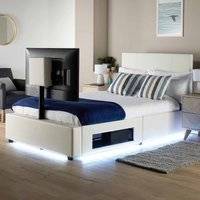 Small double bed frame X-Rocker Ava Small Double TV Bed Frame 4ft