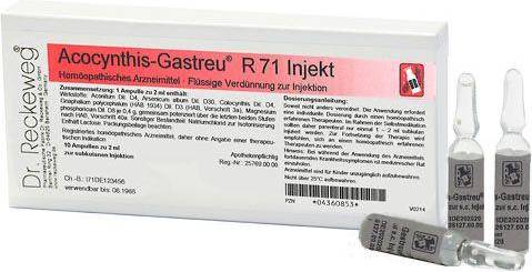 Acocynthis Gastreu R71 Inj 20 ML