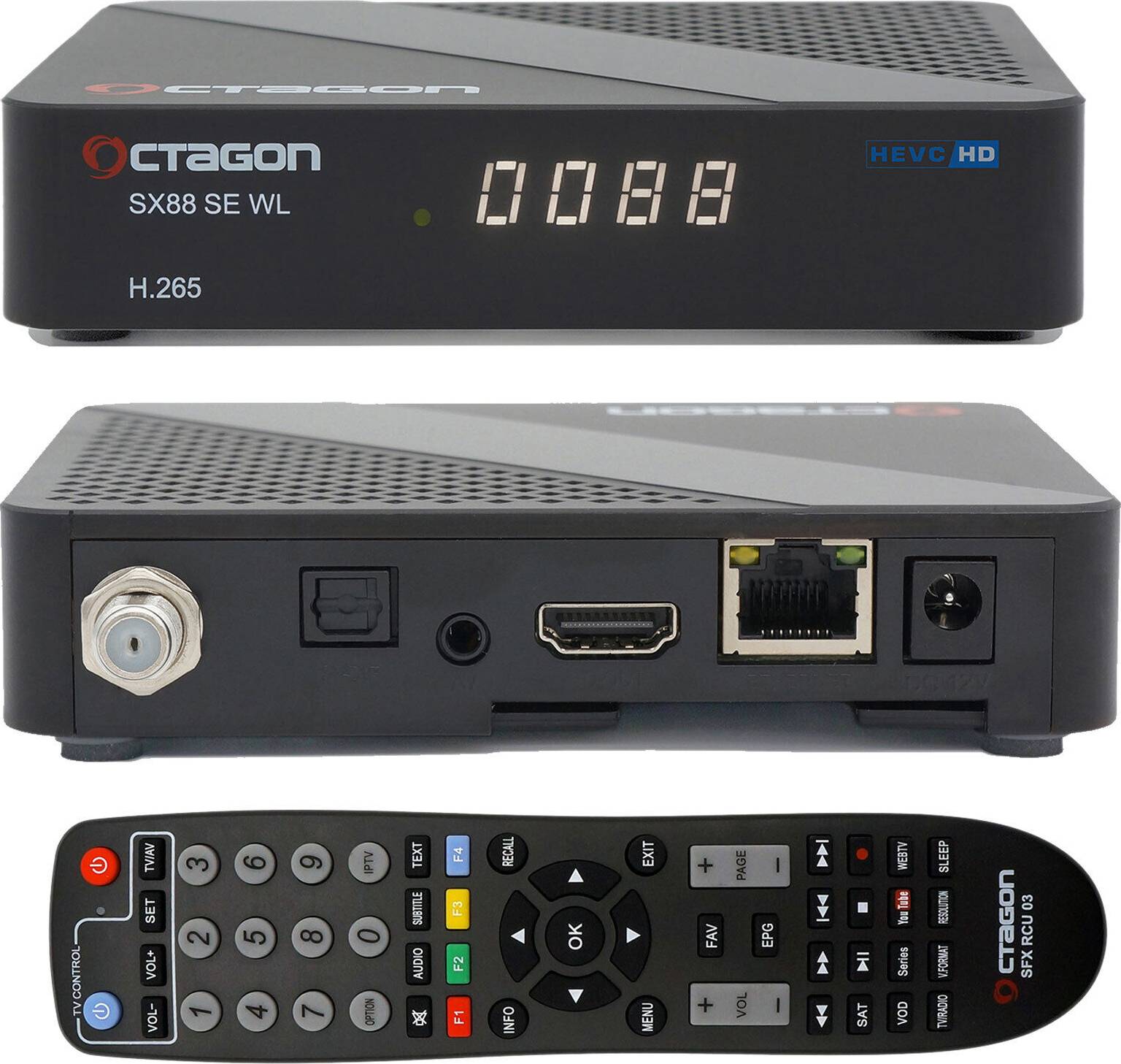 Octagon SX88 SE V2 WL HD Ricevitore Linux