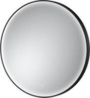 Led 800mm bathroom mirror Balterley Round Inset Framed LED Touch Sensor Mirror 800mm