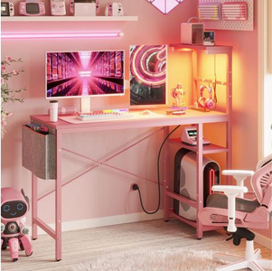 Led gaming desk Bestier 44 Inch LED Gaming Desk