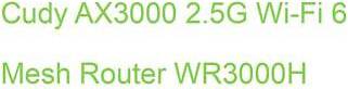 Wifi 6 mesh Cudy AX3000 2.5G Wi-Fi 6 Mesh Router