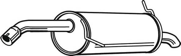 Vegaz Rear Silencer FS-681