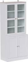Homcom Modern Bookcase Display Storage Cabinet