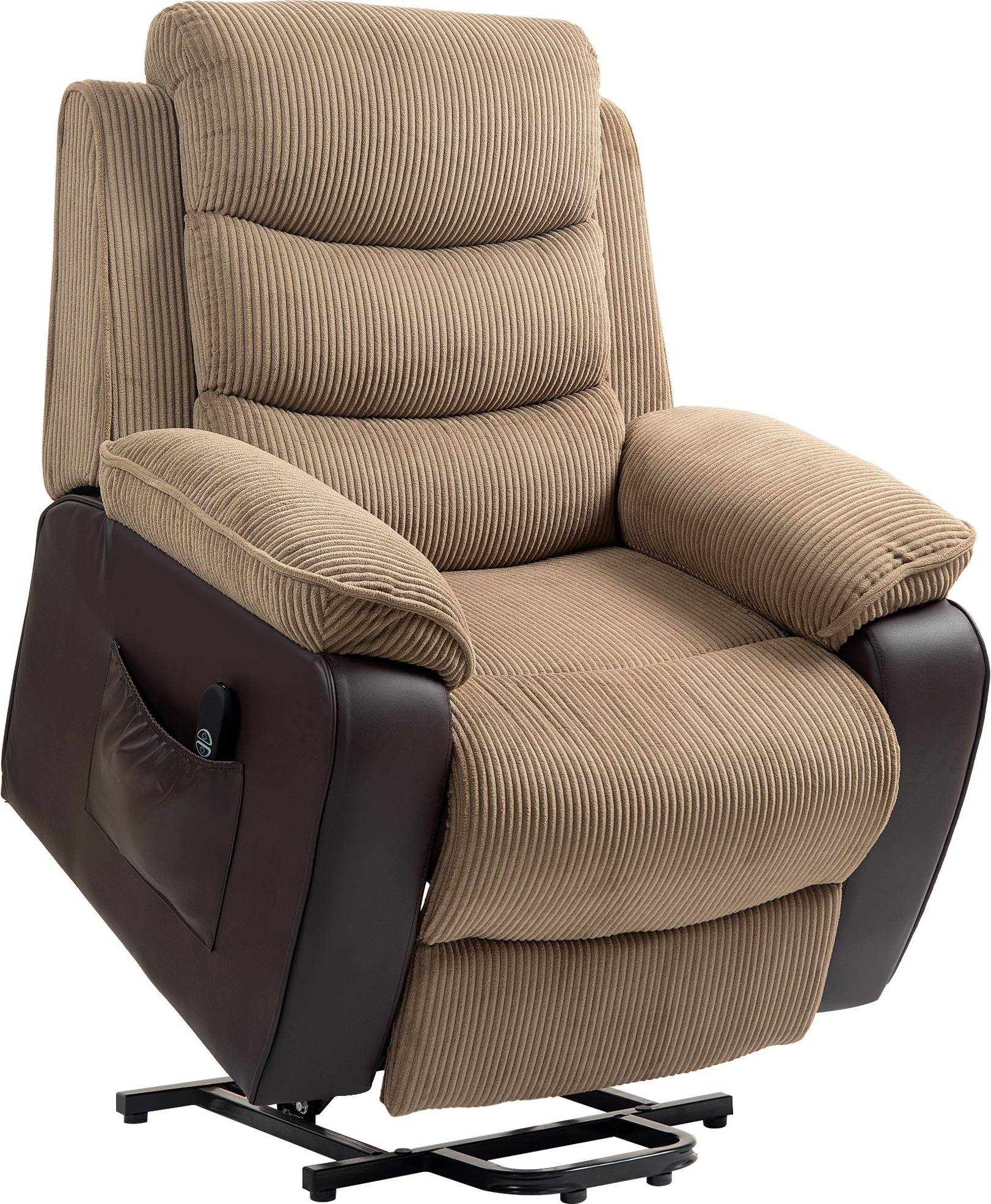 Homcom Power Lift Riser and Recliner Chair Brown