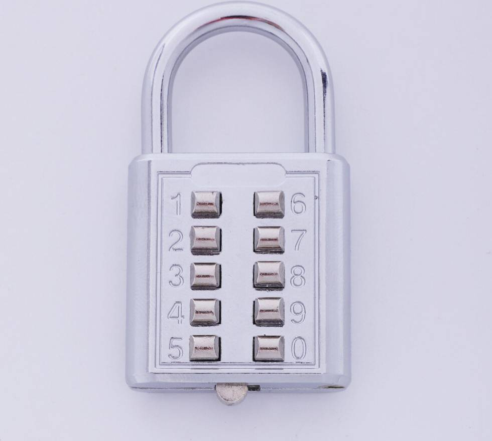 Anti-theft Button Combination Padlock