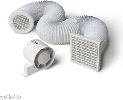 Primeline Manrose PEF4321 In-Line Extractor Fan 100mm 4 Inch