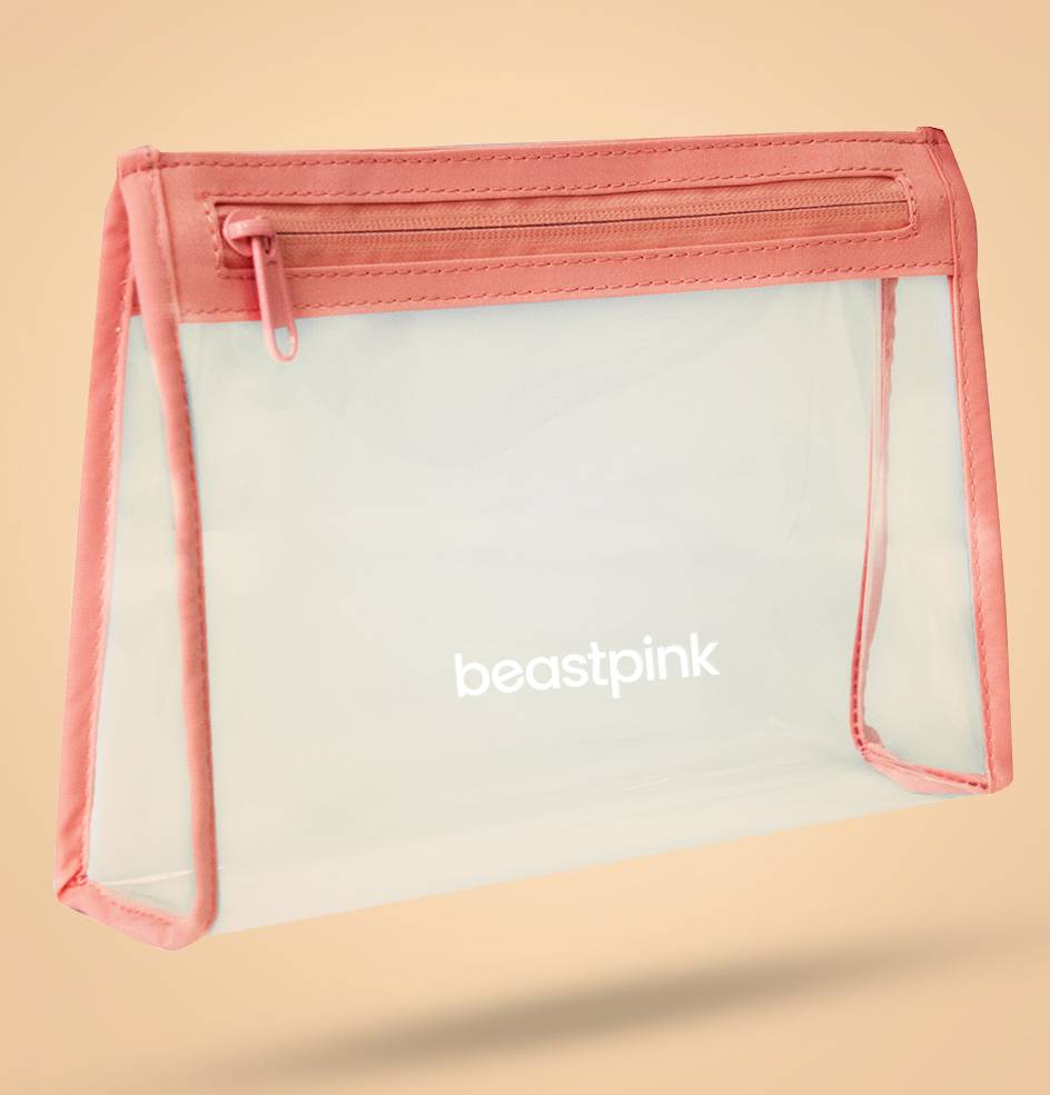 Pink Beauty Case Trasparente