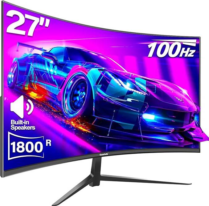 Curved Monitor 27 Inch 100HzPC