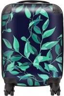Warren Reed Delicate Green Foliage Suitcase Small