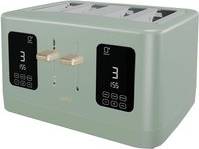 4 Slice Digital Toaster Green
