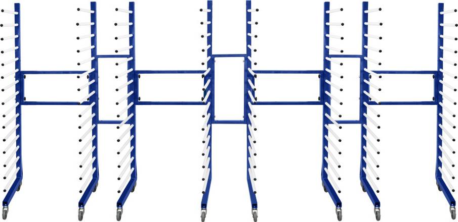 Combi Spray Drying Rack Trolley - Mobile Dry Storage