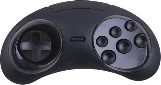 Trade Invaders 6-Button USB Controller MEGADRIVE Shape