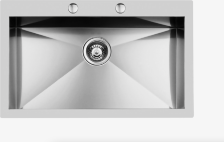 Vasca S Quadra Rag Ft B Rub Inox
