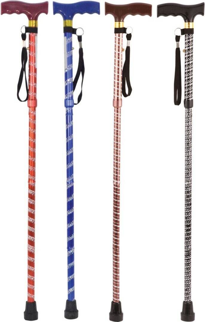 Extendable Plastic Handled Walking Stick