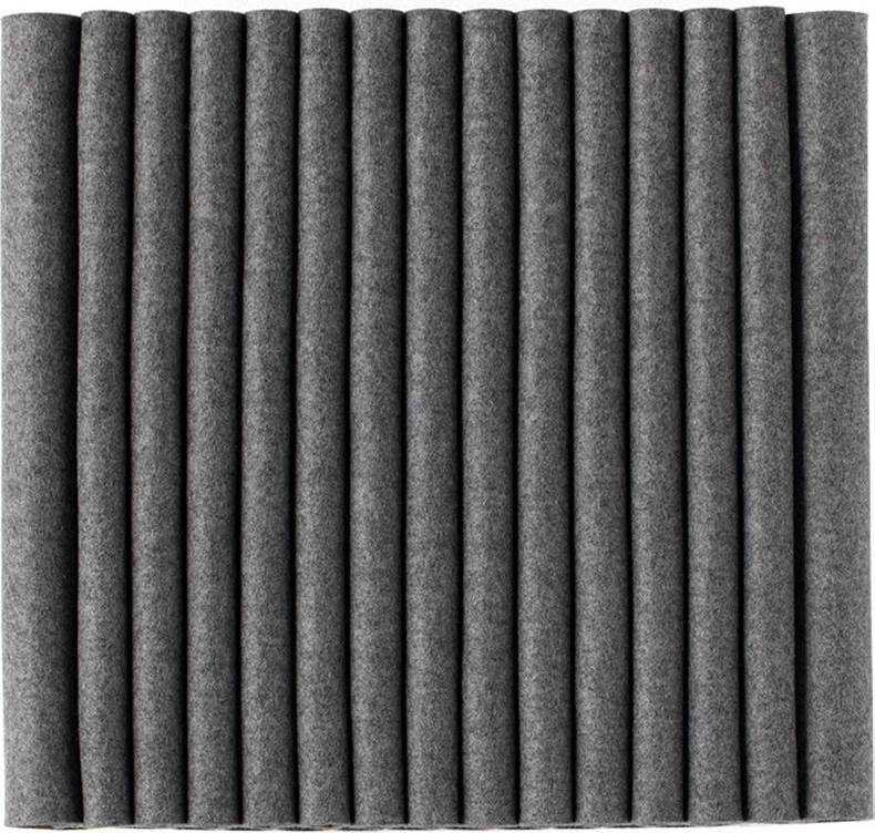 Hey Sign Wave Acoustic Element Wall Module 40x40cm Anthrazit Filz