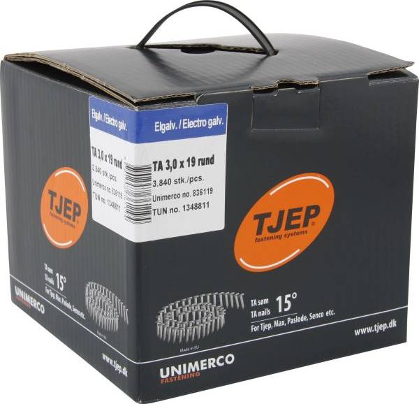 Pappspiker Rullebåndet 3 x 25 mm RFR 2880-pakning