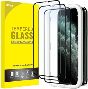 Iphone 11 pro max screen JeTech Full Coverage Screen Protector for iPhone 11 Pro Max 6.5-Inch
