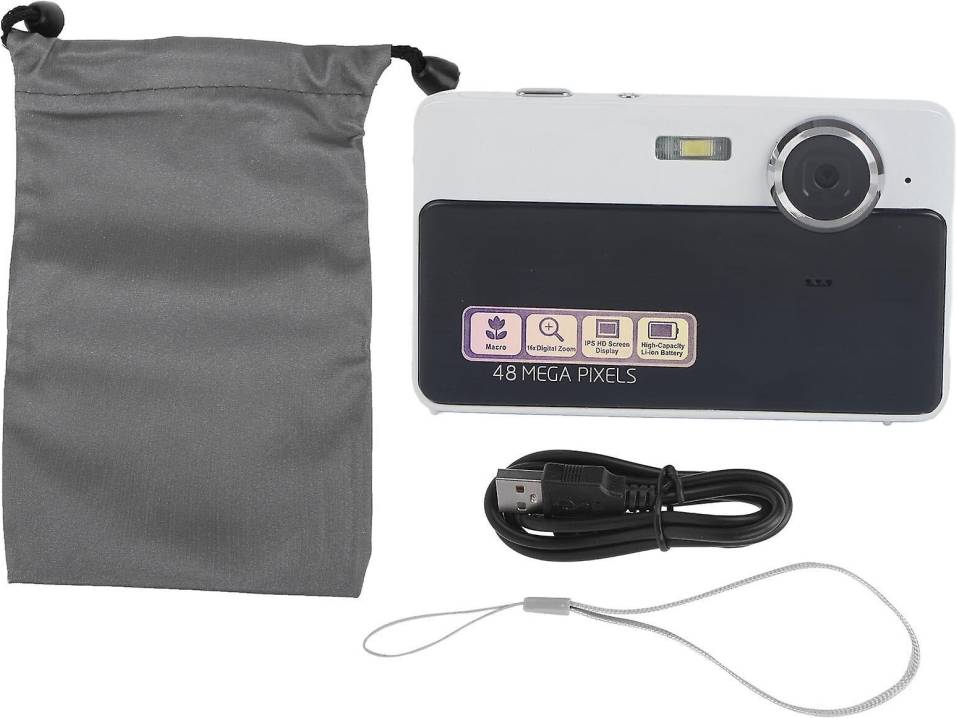 HCSC 48MP Digital Camera 2.4 Inch IPS Screen