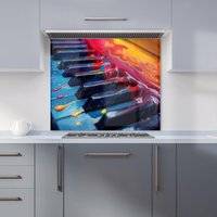 Warren Reed Colorful Melody Kitchen Splashback 900mm x 650mm Splash Guard