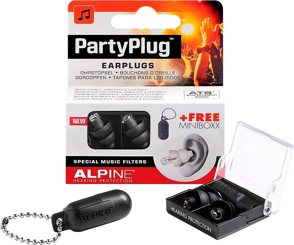Alpine PartyPlug Ørepropper Sort