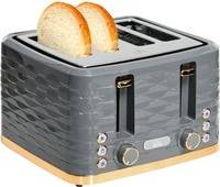 Homcom 4 Slice Toaster 1600W