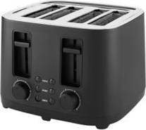George Home Black 4-Slice Toaster