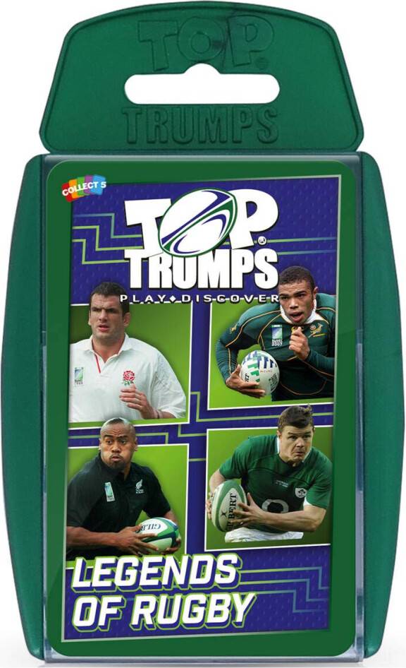 Top Trumps Legends Of Rugby Card Game