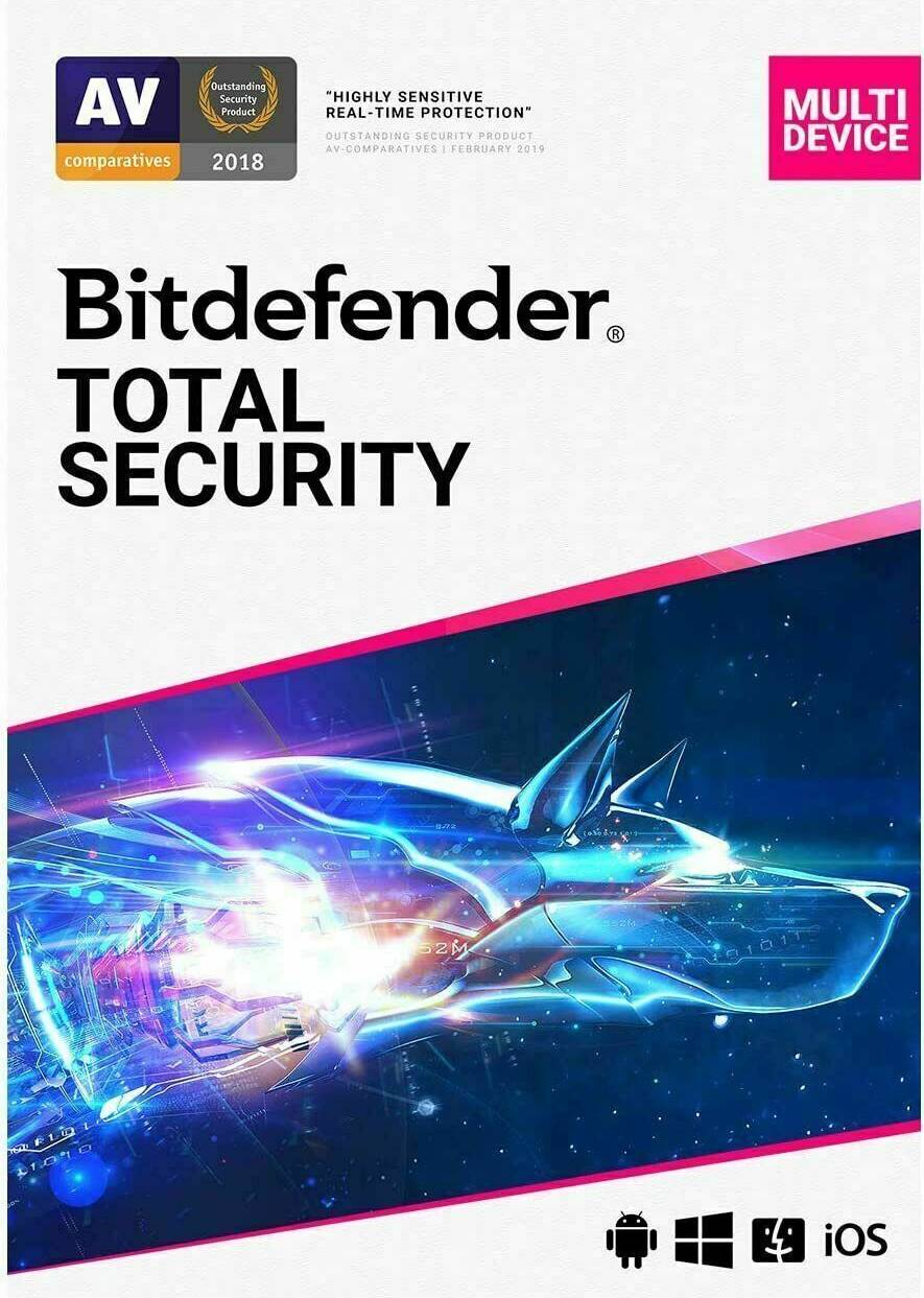 Bitdefender Total Security 2025 Multi Device 5 Pcs