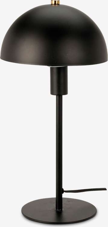 H&R Sort H.36 cm Bordlampe