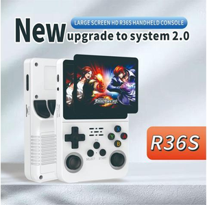 Handheld game R36S Open-Source Retro Handheld Game Console - White
