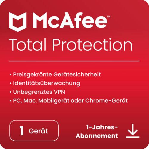 McAfee Total Protection PC Mac Android IOS