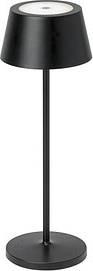 Escritorio LED Recargable Regulable Negra