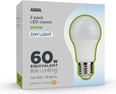 LED Classic 60W Large Screw Lightbulb
