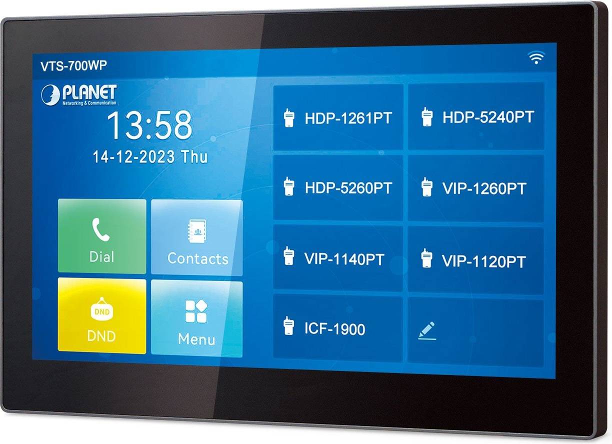 Planet 7-Inch SIP Indoor Touch Videointercom System
